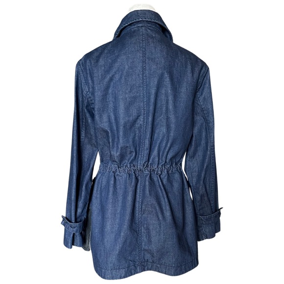 Country Road blue Denim Safari utility jacket, Anorak. - Picture 2 of 7